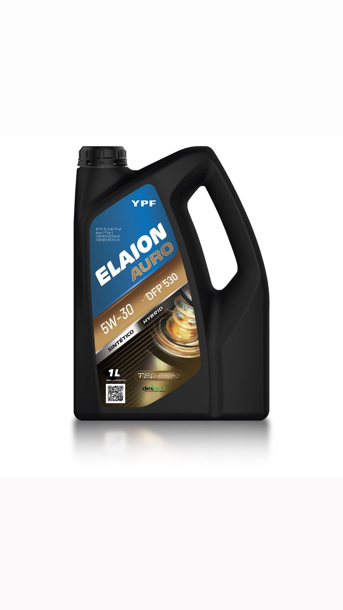 Aceite 5w30 Sintetico Ypf Elaion Auro Nafta Diesel Dpf 530